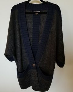 Label + thread Kimono Style Cardigan